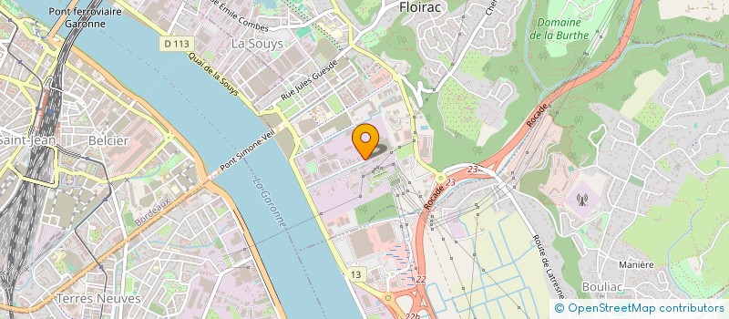 localisation de l'entreprise POMPES FUNEBRES BORDELAISES à FLOIRAC