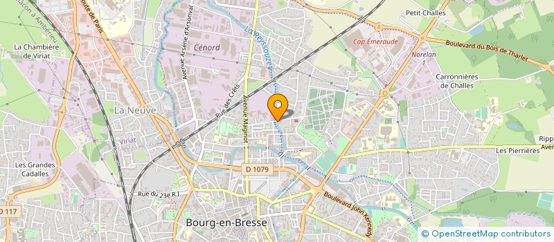 localisation de l'entreprise POMPES FUNEBRES BOUVET à BOURG-EN-BRESSE