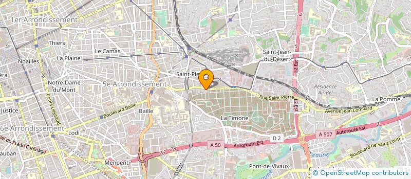 localisation de l'entreprise POMPES FUNEBRES BRETEUIL à MARSEILLE