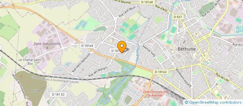 localisation de l'entreprise POMPES FUNEBRES BRIDOUX  ANNEZIN