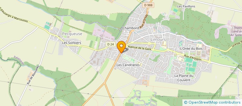 localisation de l'entreprise POMPES FUNEBRES CANO à LIMOURS