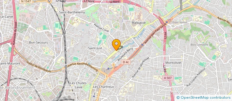 localisation de l'entreprise POMPES FUNEBRES CARDO à MARSEILLE