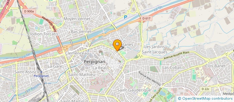 localisation de l'entreprise POMPES FUNEBRES CATALANES à PERPIGNAN