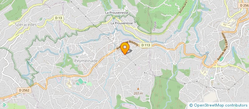 localisation de l'entreprise POMPES FUNEBRES CATON à PEYMEINADE