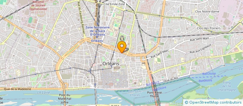 localisation de l'entreprise POMPES FUNEBRES CATON à ORLEANS