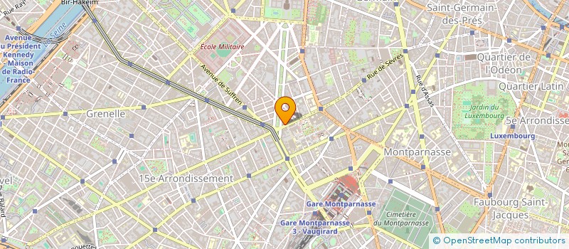 localisation de l'entreprise POMPES FUNEBRES CENTRAL GUIZARD BERJOAN à PARIS