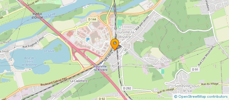 localisation de l'entreprise POMPES FUNEBRES CLOSSE  TOURVILLE-LA-RIVIERE