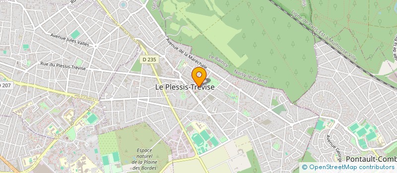 localisation de l'entreprise POMPES FUNEBRES-CRJ CARDOSO à LE PLESSIS-TREVISE