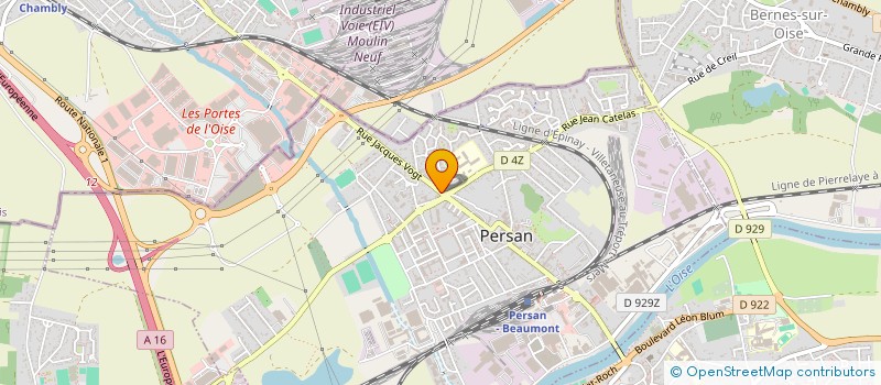 localisation de l'entreprise POMPES FUNEBRES D ILE DE FRANCE à PERSAN