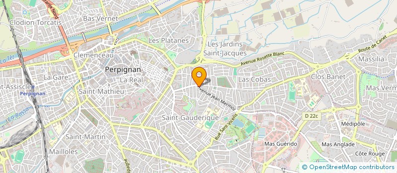 localisation de l'entreprise POMPES FUNEBRES D'UNE RIVE A L'AUTRE  PERPIGNAN