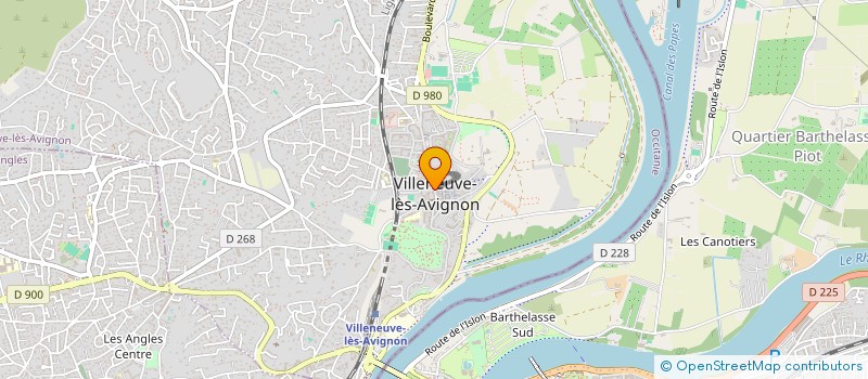 localisation de l'entreprise POMPES FUNEBRES DAMIEN SENET  VILLENEUVE-LES-AVIGNON