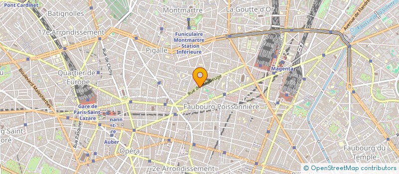 localisation de l'entreprise POMPES FUNEBRES DAUPHINOISES à PARIS