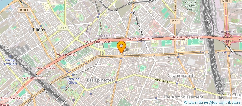 localisation de l'entreprise POMPES FUNEBRES DE BELLEVILLE à PARIS