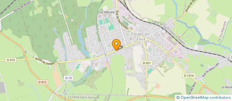localisation de l'entreprise POMPES FUNEBRES DE FORGES-LES-EAUX à FORGES-LES-EAUX
