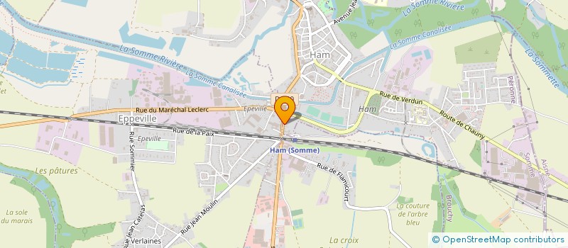 localisation de l'entreprise POMPES FUNEBRES DE L'ABBATIALE à HAM
