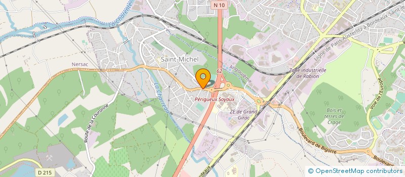 localisation de l'entreprise POMPES FUNEBRES DE L ATLANTIQUE à SAINT-MICHEL