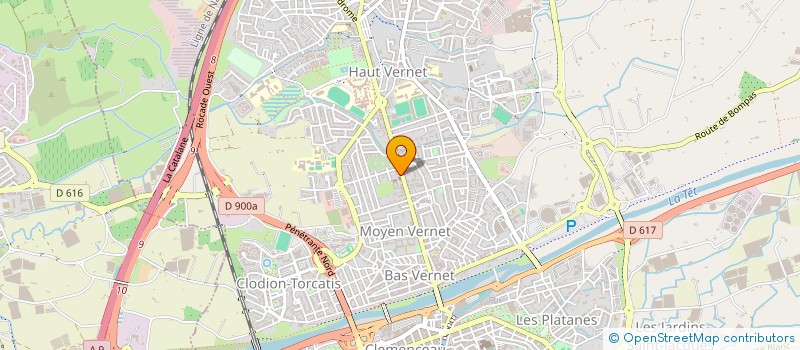 localisation de l'entreprise POMPES FUNEBRES DE LA MEDITERRANEE  PERPIGNAN