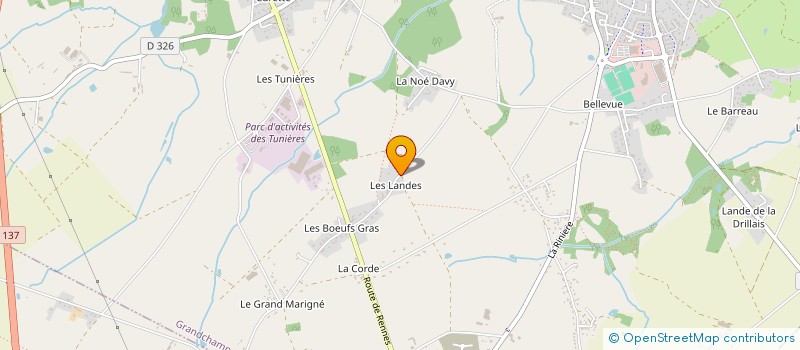 localisation de l'entreprise POMPES FUNEBRES DE LA MISERICORDE à GRANDCHAMP-DES-FONTAINES