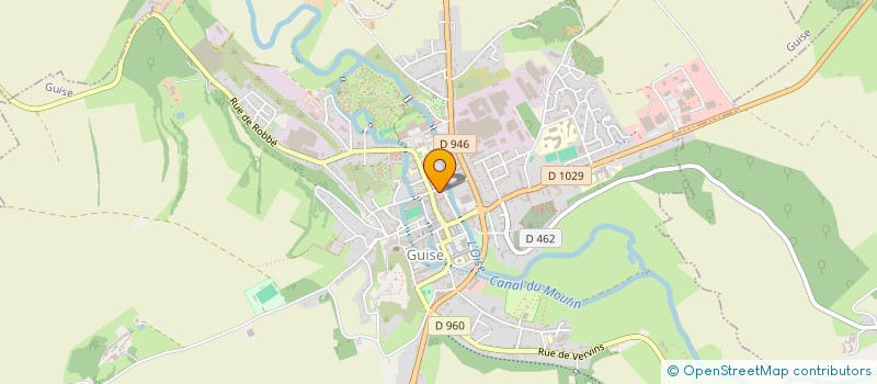 localisation de l'entreprise POMPES FUNEBRES DE LA THIERACHE à GUISE