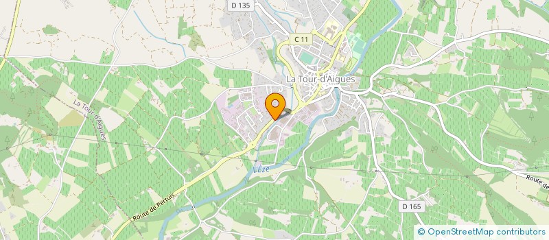 localisation de l'entreprise POMPES FUNEBRES DE LA TOUR D'AIGUES  LA TOUR-D'AIGUES