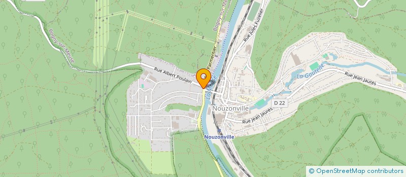 localisation de l'entreprise POMPES FUNEBRES DE LA VALLEE DE LA MEUSE à NOUZONVILLE