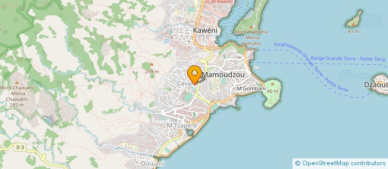 localisation de l'entreprise POMPES FUNEBRES DE MAYOTTE à MAMOUDZOU