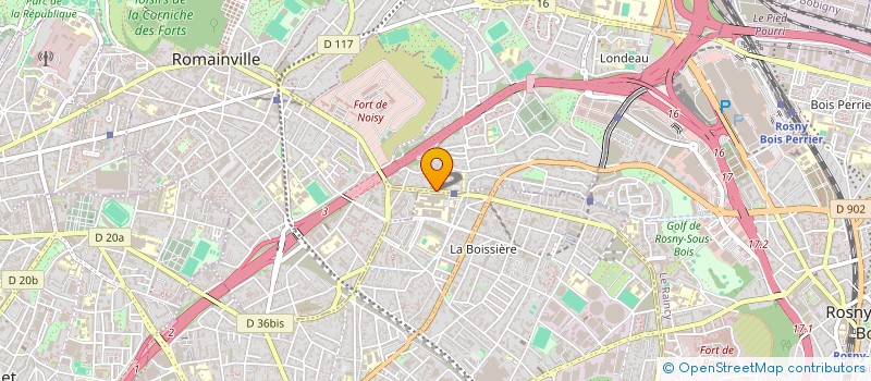 localisation de l'entreprise POMPES FUNEBRES DE MONTREUIL à NOISY-LE-SEC