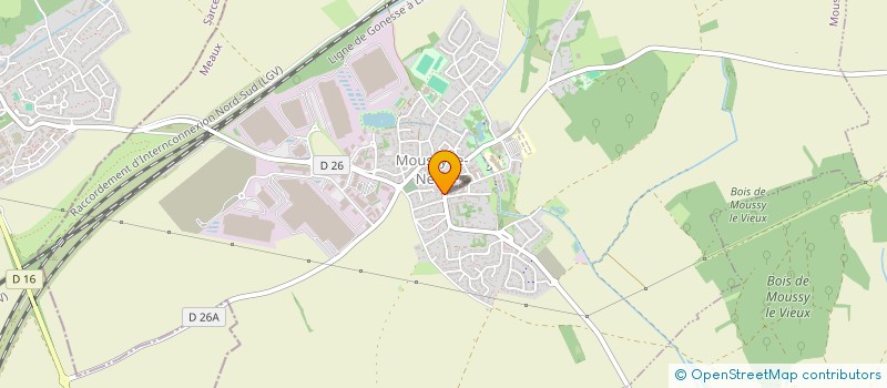 localisation de l'entreprise POMPES FUNEBRES DE MOUSSY  MOUSSY-LE-NEUF