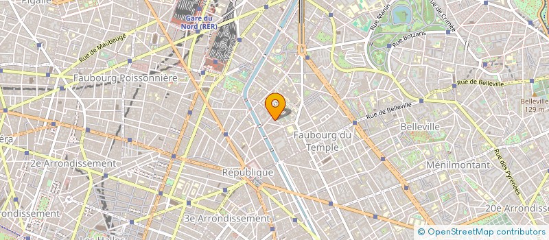 localisation de l'entreprise POMPES FUNEBRES DE PARIS à PARIS