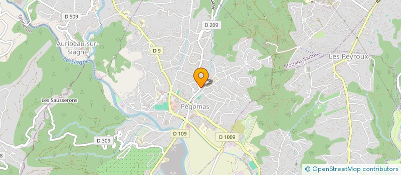 localisation de l'entreprise POMPES FUNEBRES DE PEGOMAS  PEGOMAS