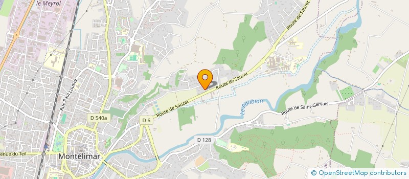 localisation de l'entreprise POMPES FUNEBRES DE PROVENCE  MONTELIMAR