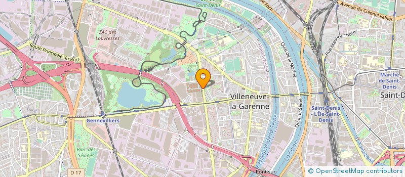 localisation de l'entreprise POMPES FUNEBRES DE VILLENEUVE LA GARENNE à VILLENEUVE-LA-GARENNE