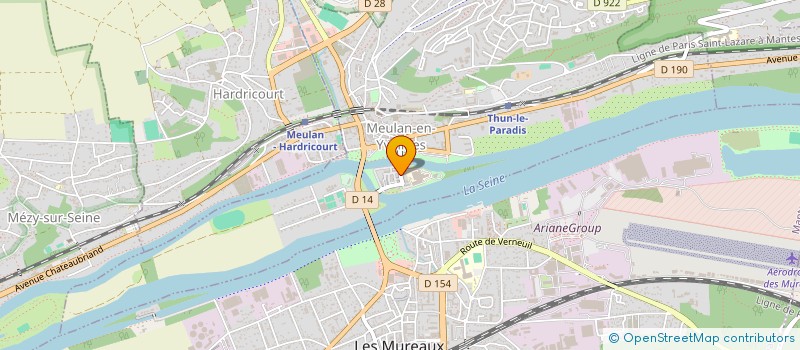 localisation de l'entreprise POMPES FUNEBRES DELAUZANNE à MEULAN-EN-YVELINES