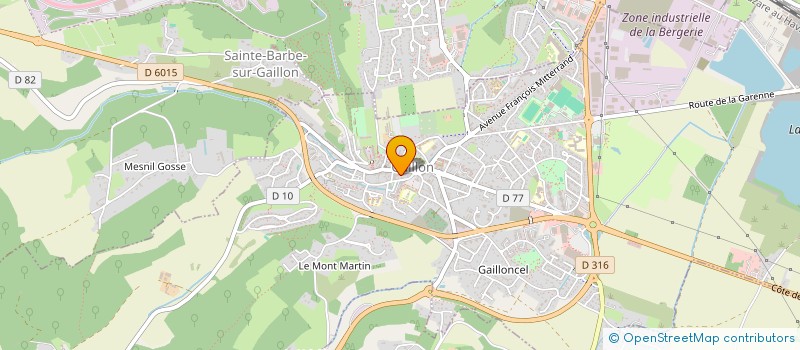 localisation de l'entreprise POMPES FUNEBRES DEPARTEMENTALES  GAILLON