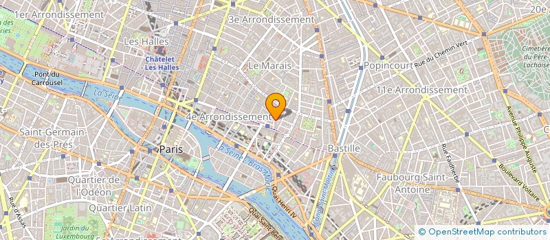 localisation de l'entreprise POMPES FUNEBRES DERNIERS DEVOIRS à PARIS