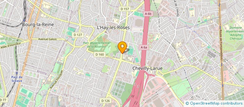 localisation de l'entreprise POMPES FUNEBRES DERRIAN-DERUY à CHEVILLY-LARUE