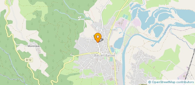 localisation de l'entreprise POMPES FUNEBRES DES BORDS DE LOIRE  BAS-EN-BASSET