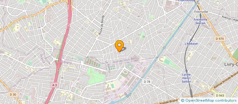 localisation de l'entreprise POMPES FUNEBRES DESILUS à AULNAY-SOUS-BOIS