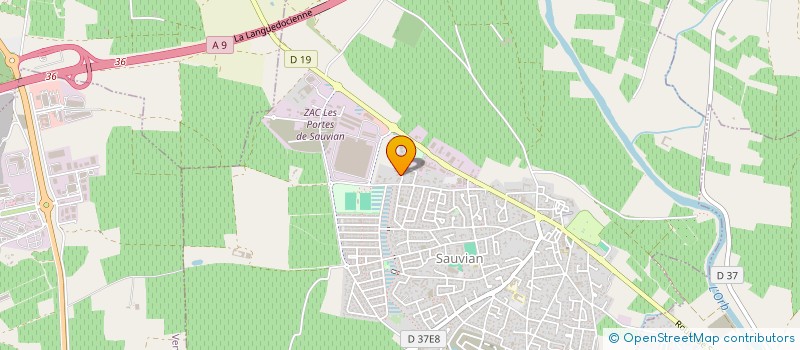 localisation de l'entreprise POMPES FUNEBRES DEYRES DE SAUVIAN à SAUVIAN