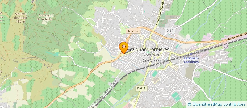 localisation de l'entreprise POMPES FUNEBRES DU CORBIERES-MINERVOIS à LEZIGNAN-CORBIERES