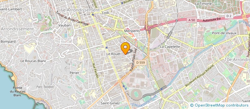 localisation de l'entreprise POMPES FUNEBRES DU DAUPHINE  GRENOBLE