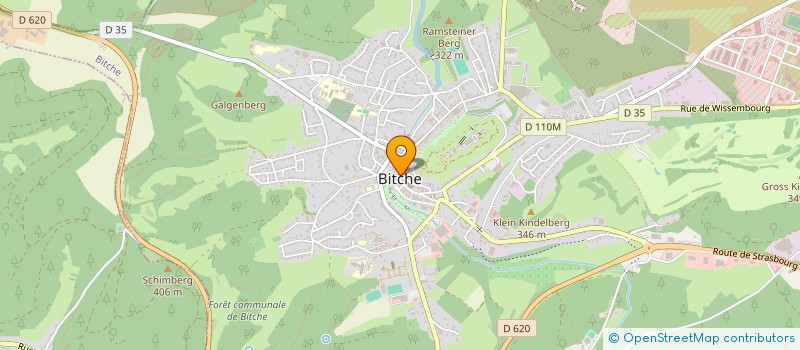 localisation de l'entreprise POMPES FUNEBRES DU PAYS DE BITCHE  BITCHE