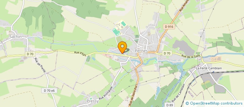 localisation de l'entreprise POMPES FUNEBRES DU PERNOIS  PERNES