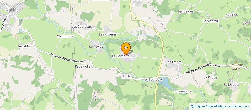 localisation de l'entreprise POMPES FUNEBRES DUNOISES - TAXI DUNOISES DALLOT à DUN-LE-PALESTEL