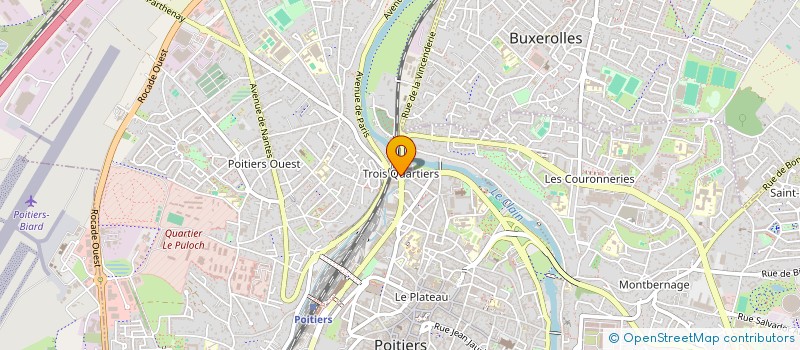 localisation de l'entreprise POMPES FUNEBRES ECOLOGIQUES  POITIERS