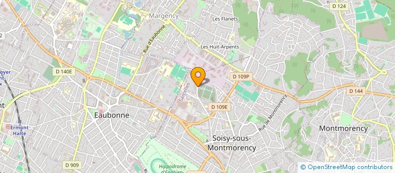 localisation de l'entreprise POMPES FUNEBRES ET MARBRERIE GM à SOISY-SOUS-MONTMORENCY