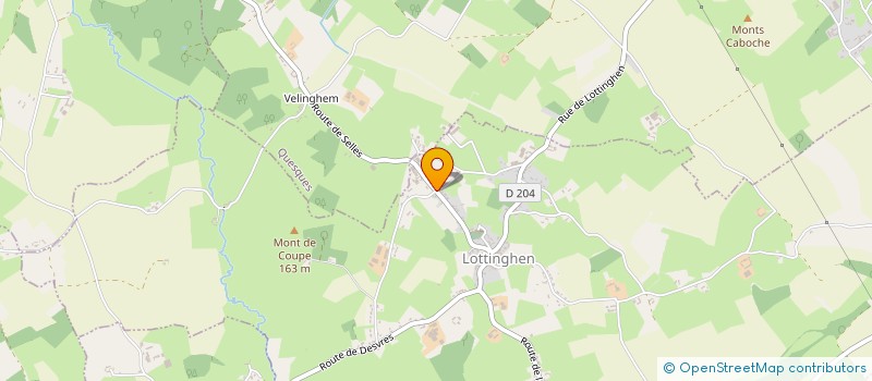 localisation de l'entreprise POMPES FUNEBRES ET MARBRERIE HERVE JOLY à QUESQUES