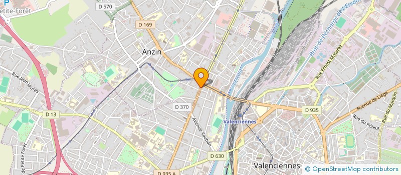 localisation de l'entreprise POMPES FUNEBRES ET MARBRERIE LA VALLEE DES CYGNES à ANZIN