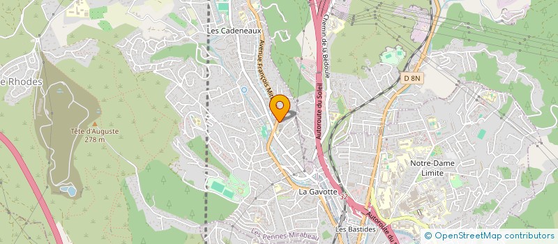 localisation de l'entreprise POMPES FUNEBRES ET MARBRERIE ZAMMUT à LES PENNES-MIRABEAU