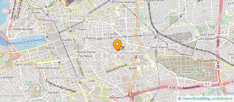 localisation de l'entreprise POMPES FUNEBRES EUROPEENNES à MARSEILLE